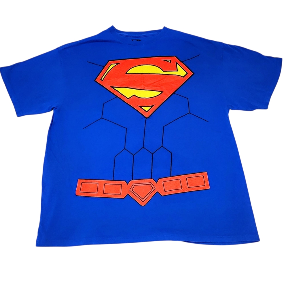 Superman Logo Blue T-Shirt‎